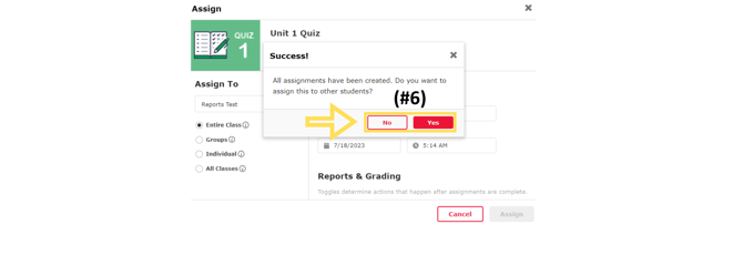 How to Assign a Digital Quiz or Lesson 6