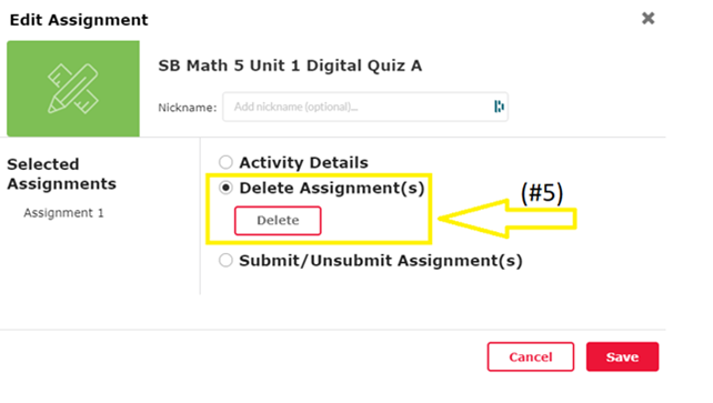 How to Delete and Reassign 3