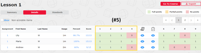 How to review Student Work 5