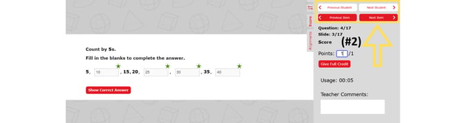How to review Student Work 8-1
