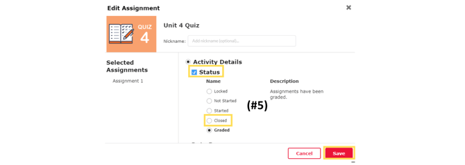 How to Exclude Questions from Grade 5