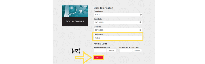 How to Archive a Class 2