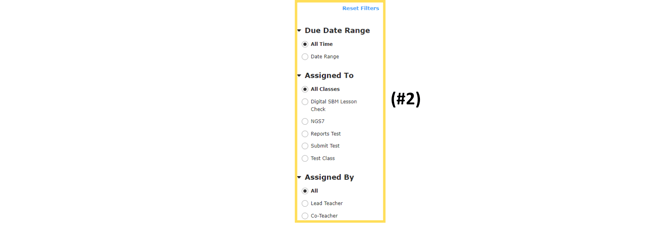 How to Search and Filter Assignments 2