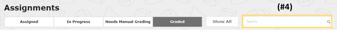 How to Search and Filter Assignments 4